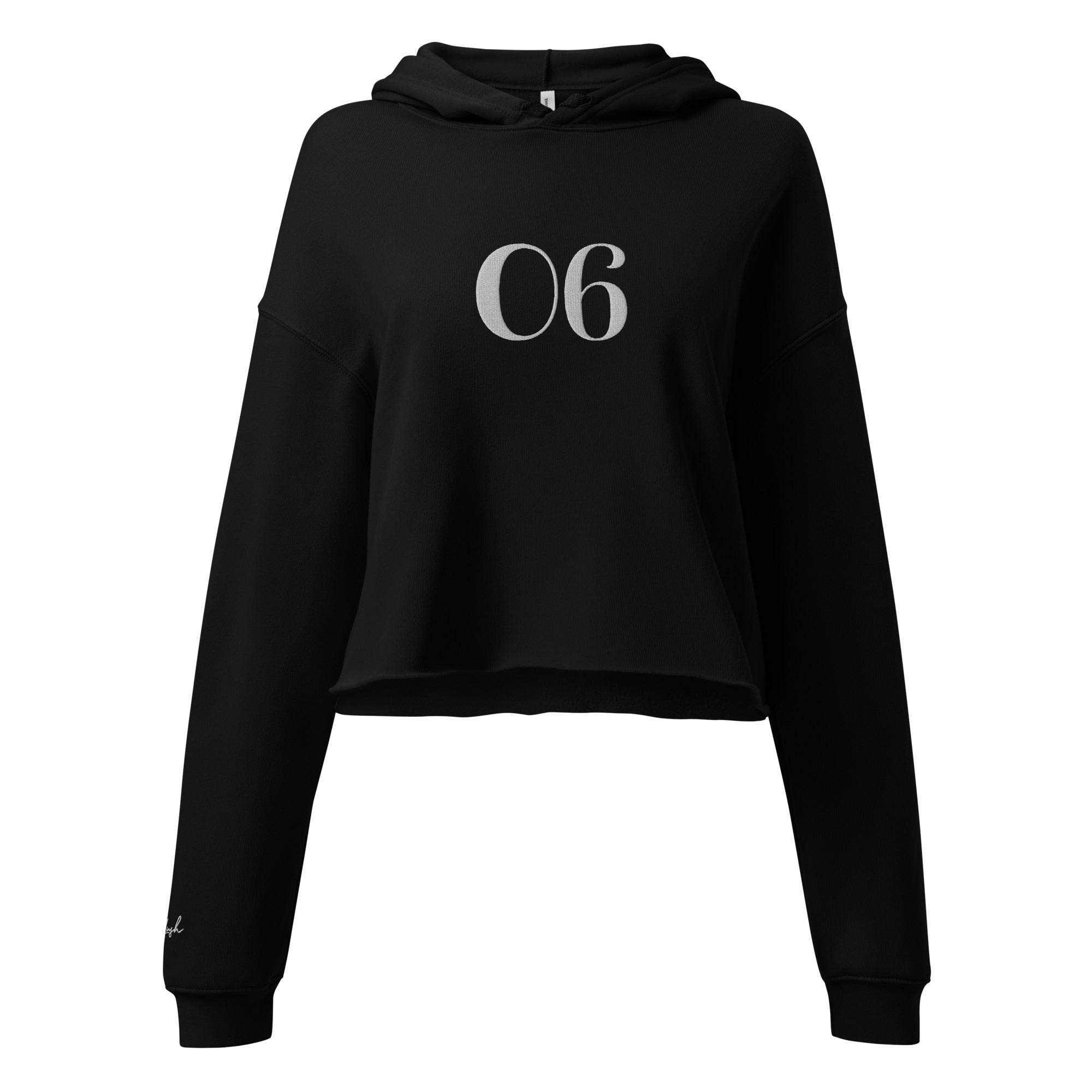 06 Cropped Hoodie — Power in the Cut. Grace in the Details